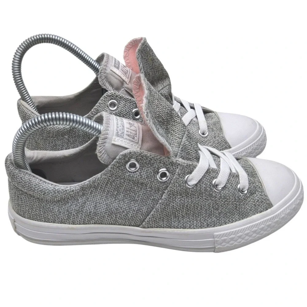 Converse Chuck Taylor All Star Maddie Ox Junior 3 Mouse Grey Storm Pink‎ 662122F